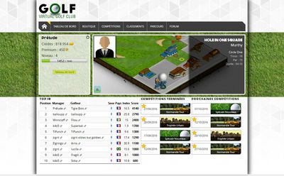 Image du jeu Virtual Golf Club - accueil