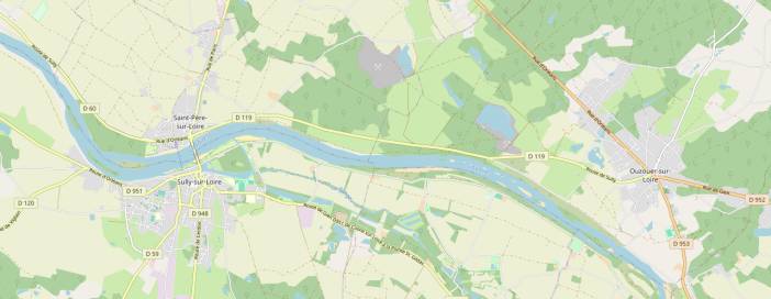 Carte du Golf : Golf De Sully Sur Loire