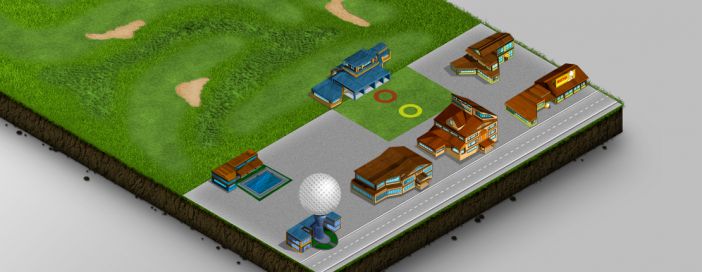 Carte du Golf : Club De La Croix