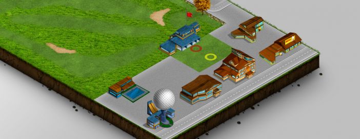 Carte du Golf : Country Club D'ecosse